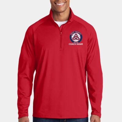 Mens Volleyball 1/4-Zip - Left Chest (Sport-Tek) Thumbnail