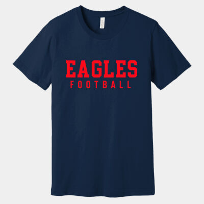 Eagles Block Football Tshirt Thumbnail