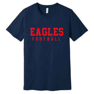 Eagles Block Football Tshirt Thumbnail