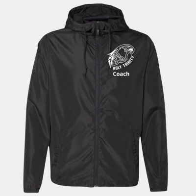 Coaches/Parent Full Zip Windbreaker Jacket w/ CYO Eagle Thumbnail