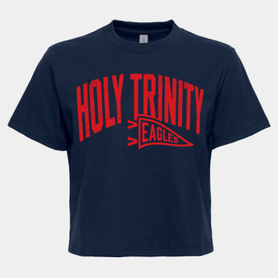 Holy Trinity Eagles Flag Pennant Cropped Tee Thumbnail