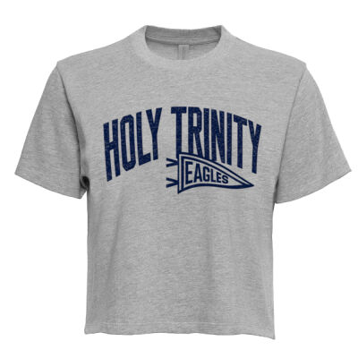 Holy Trinity Eagles Flag Pennant Cropped Tee 2 Thumbnail