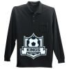 Long Sleeve Silk Touch Polo with Pocket Thumbnail