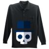 Long Sleeve Silk Touch Polo with Pocket Thumbnail