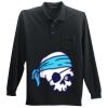 Long Sleeve Silk Touch Polo with Pocket Thumbnail