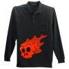 Long Sleeve Silk Touch Polo with Pocket Thumbnail