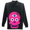 Long Sleeve Silk Touch Polo with Pocket Thumbnail