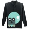 Long Sleeve Silk Touch Polo with Pocket Thumbnail