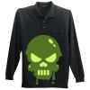 Long Sleeve Silk Touch Polo with Pocket Thumbnail