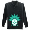 Long Sleeve Silk Touch Polo with Pocket Thumbnail