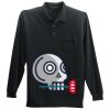 Long Sleeve Silk Touch Polo with Pocket Thumbnail