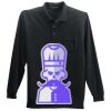 Long Sleeve Silk Touch Polo with Pocket Thumbnail