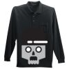 Long Sleeve Silk Touch Polo with Pocket Thumbnail