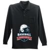 Long Sleeve Silk Touch Polo with Pocket Thumbnail