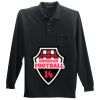 Long Sleeve Silk Touch Polo with Pocket Thumbnail