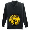 Long Sleeve Silk Touch Polo with Pocket Thumbnail
