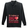 Long Sleeve Silk Touch Polo with Pocket Thumbnail