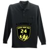 Long Sleeve Silk Touch Polo with Pocket Thumbnail