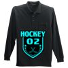 Long Sleeve Silk Touch Polo with Pocket Thumbnail
