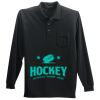 Long Sleeve Silk Touch Polo with Pocket Thumbnail