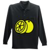 Long Sleeve Silk Touch Polo with Pocket Thumbnail