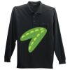 Long Sleeve Silk Touch Polo with Pocket Thumbnail
