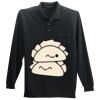 Long Sleeve Silk Touch Polo with Pocket Thumbnail