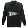 Long Sleeve Silk Touch Polo with Pocket Thumbnail