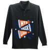 Long Sleeve Silk Touch Polo with Pocket Thumbnail
