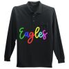 Long Sleeve Silk Touch Polo with Pocket Thumbnail