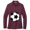 Women's Silk Touch Long Sleeve Polo Thumbnail