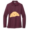 Women's Silk Touch Long Sleeve Polo Thumbnail