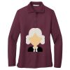 Women's Silk Touch Long Sleeve Polo Thumbnail